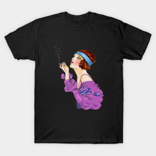 Smoking Lady T-Shirt